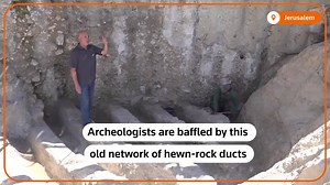 Archaeologists find 'mystery' ducts near biblical Jerusalem relics