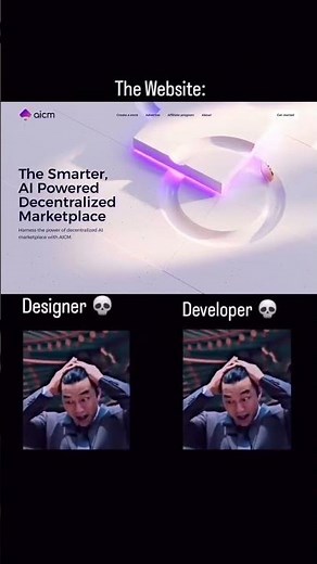 The Website 💀 #designer #developer #web #shorts