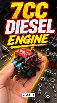 Real Working Model Mini Diesel Engine 7CC #shorts