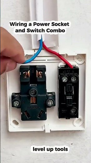 How to Wire a Power Socket and Switch Combo