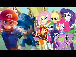 Mario and Sonic vs MLP Equestria Girls