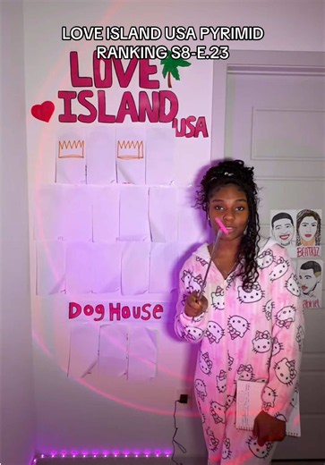 Love Island USA Pyramid Ranking — Season 8 Episode 23