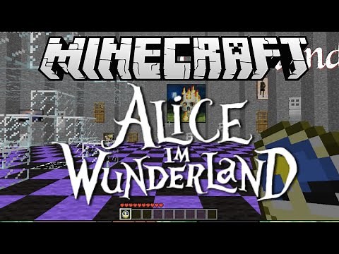 Minecraft - Alice In Wonderland - Custom Map Adventure (Part 1)