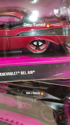 1:24 Scale 1957 Chevy Bel Air | Jada Pink Slips Die‑Cast Showcase