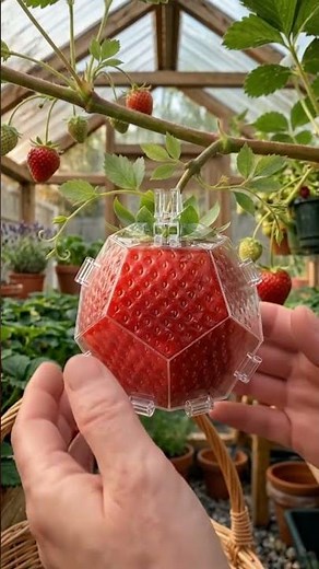 I Grew a Strawberry Inside a 3D Mold 🍓🤯