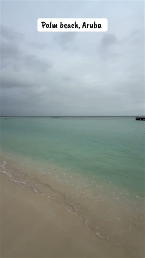 Palm beach early morning walks #aruba #arubavacationtips