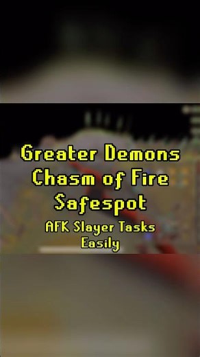 Greater Demons Safespot #osrsmobile #oldschoolrunescape #osrs