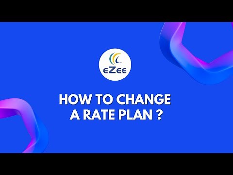 How to Change a Rate Plan/Meal Plan in eZee Absolute, Hotel Software?