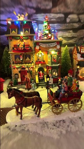 I've Built My First Miniature Christmas Village 🏠✨ #christmasshorts