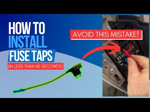 How to CORRECTLY Install Fuse Taps