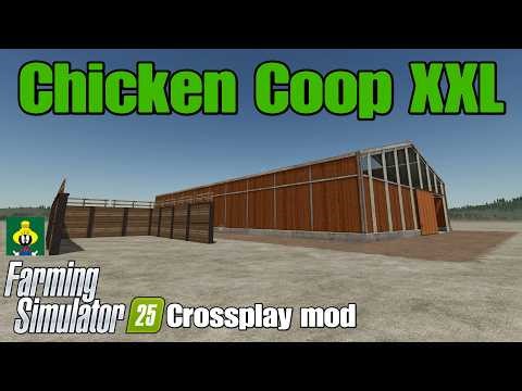 Chicken Coop XXL / FS25 crossplay mod