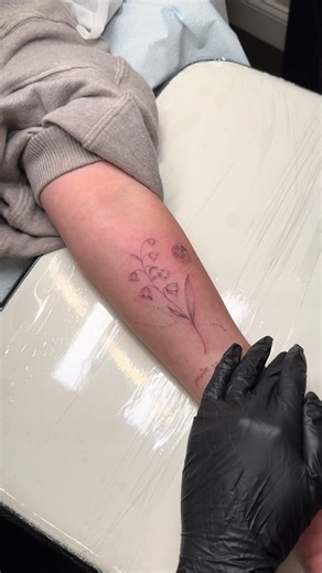 Delicate Fine Line Tattoos by Philly Artist Kimberly