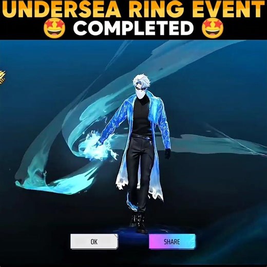 🤩 Free Fire New UnderSea Ring Event Spin 🔥 || #freefirenewevent #ringevent #undersearing #freefire