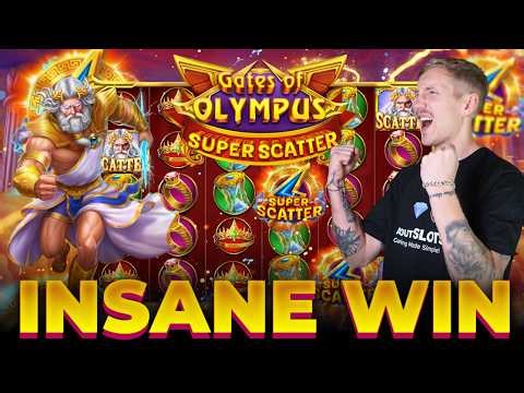 NOW THIS IS A INCREDIBLE WIN ON GATES OF OLYMPUS SUPER SCATTER!! ⚡️😵
