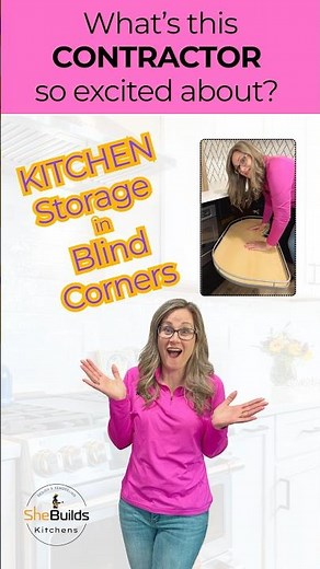 A MUST HAVE Storage Solution for your Kitchen Remodel. Perfect for Blind Corners