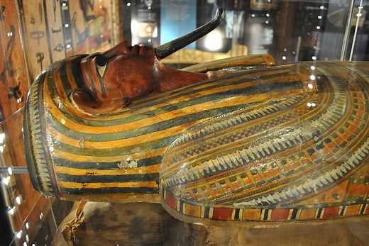 Views of the newly-opened Egyptian galleries at New Walk Museum, displaying over 400 objects from Leicester's permanent collection. | Leicester Museums & Galleries