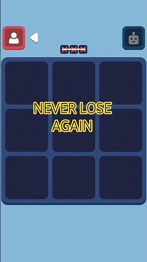 Tic Tac Toe Perfect Strategy 🔥 Never Lose Again