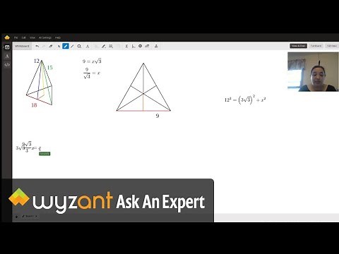 Solid Geometry: Finding the height of a triangular pyramid