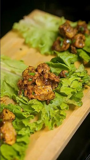 Spicy Chicken Lettuce Wraps | Healthy & Low Carb!
