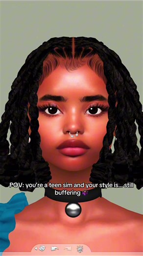 When you’re going through your experimental phase 😅 #sims4 #sims4cc #thesims4 #sims4cas