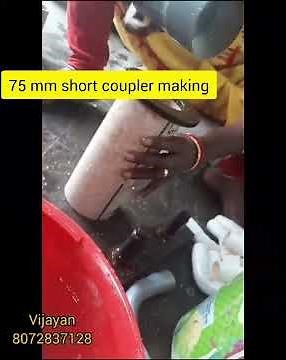 pvc water coupler making video cell 8072837128