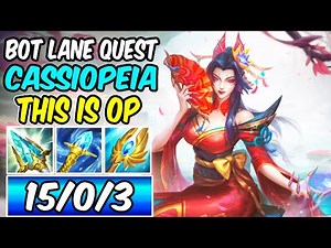 SEASON 16 CASSIOPEIA APC IS BROKEN WITH BOT LANE QUEST | Best Build & Runes | League of Legends