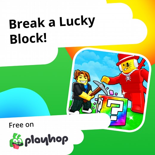 Break a Lucky Block!: Play Online For Free On Playhop