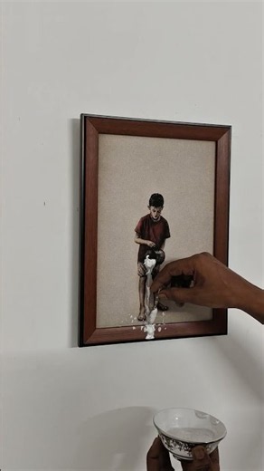 How to make realistic photo frame? 🤯🫟 #photoframe #photoframemaking