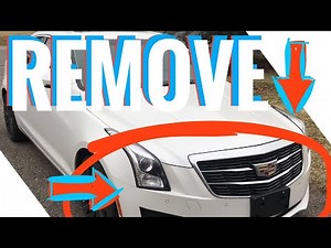 How To EASILY Remove a 2013-19 Cadillac ATS Front Bumper