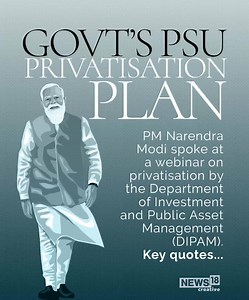 Here's what PM Modi said about govt’s PSU privatization plan! | News18