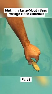 Making a LargeMouth Bass Wedge Nose Glidebait Part 3 #mechanic #autobody #fishing #automechanic #fyp | Marling Baits