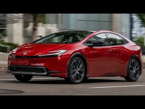 2024 Toyota Prius XLE (Supersonic Red) - Driving, Exterior, and Interior