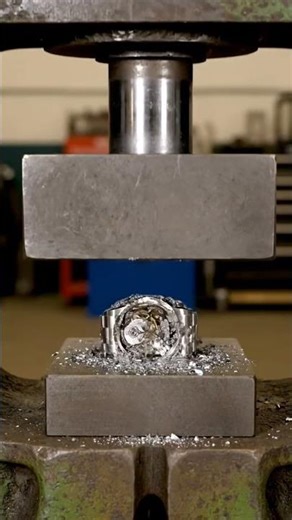 Hydraulic vs wrist watch..... #hydraulicpress #hydraulics