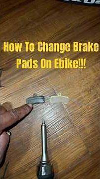 How To Change Brake Pads On Ebike!!! #ebikes #magurabrakes #brakepads #electricbike