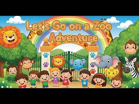 Let’s Go on a Zoo Adventure – A Fun Kids Poem | I went to the Zoo | Zoo Song ! 🐘🎶