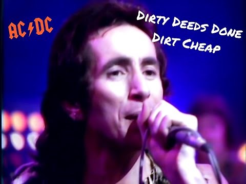 AC/DC - Dirty Deeds Done Dirt Cheap (Promo-Clip) (Remastered)