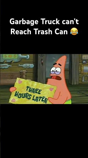 Garbage Truck Struggles to Reach for Trash Can 🤣