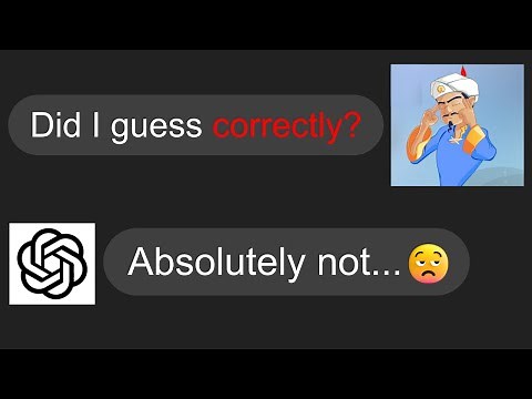 I Made ChatGPT Play Akinator