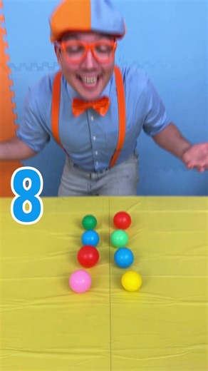 Learn to Count Colors with Blippi! 🔵🟢🔵
