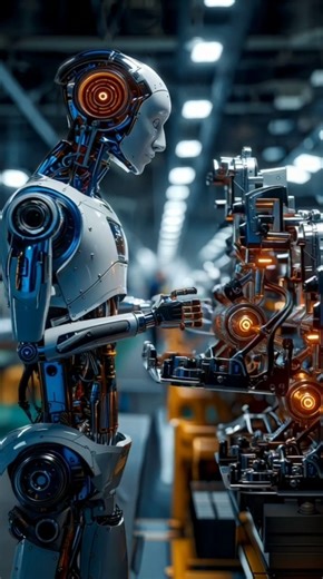 These Robots Can Build Cars Like Humans#technology #robotics #xiaomi