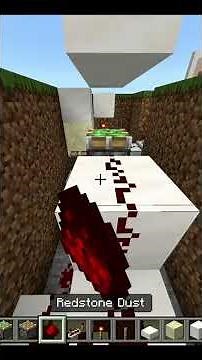 Part Two of How to Make an Easy 3-3 Piston Door! #Minecraft! #MinecraftShorts! :D