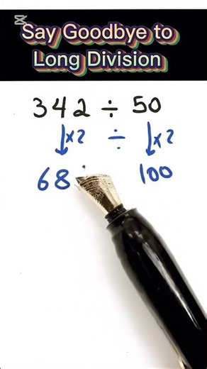 Stop Using Long Division ❌ (Do This Instead!) 🔥 #mathshorts #maths #mentalmath #MathTricks