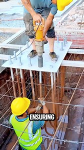 182K views · 381 reactions | Installing large steel column bolts for construction projects | Woodform Crafts | Facebook