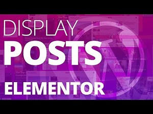 Display Posts in Lists, Tiles, Grid, Slider, Carousel, Ticker, and more with Elementor