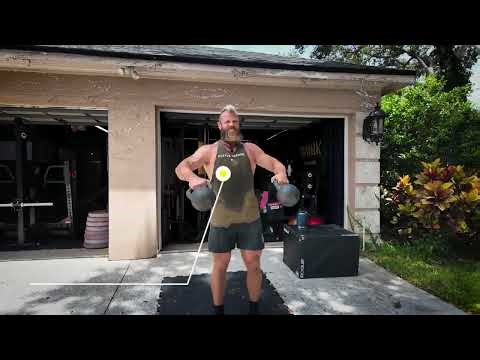 DB Arm KB Swing to High Pull