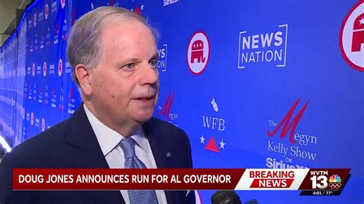 Doug Jones announces campaign for Alabama governor