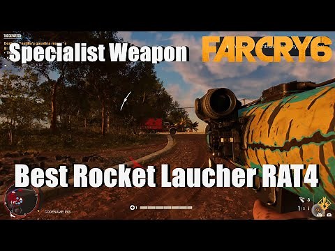 Far Cry 6 Best Rocket Laucher RAT4 Specialist Weapon Showcase