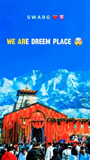 we are dreem place🤯 #kedarnath #benglore #maxcollins #youtubeshorts #viralreels #support #algorithm