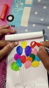 How to Draw a Balloon Easy Step-by-Step 🎈✏️