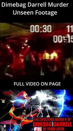 Dimebag Darrell Murder Unseen Footage #alrosavilla #dimebagdarrell #pantera #truecrime #crime
